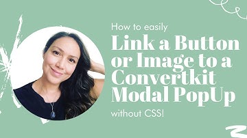 How to Link a Button or Image to a ConvertKit Modal Popup in Squarespace