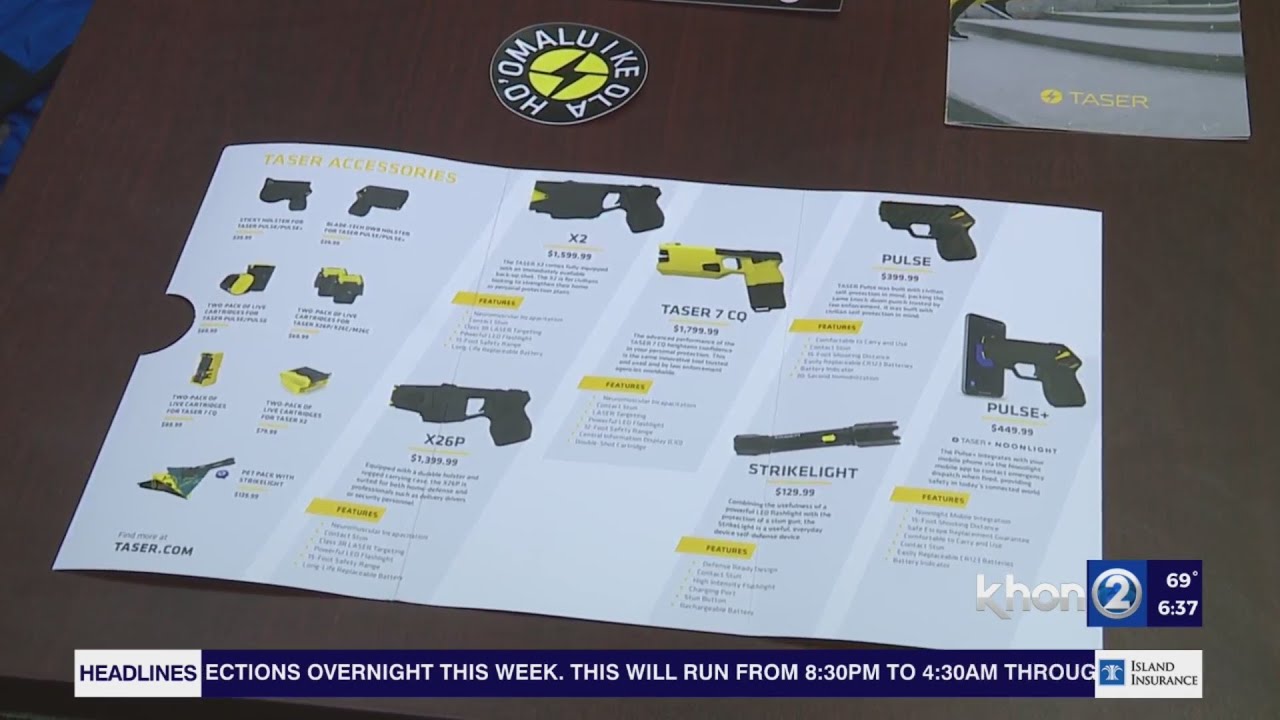 Taser and Stun Guns now legal in Hawaii Pt.1 YouTube