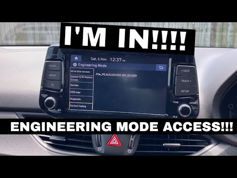 Hyundai i30 PD 2020-2021 Engineering Mode and Dealer Mode Access!