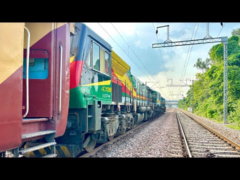 Diesel ride Behind Colorful WDP4D❤️🧡💚 | Last Train of Diesel Powered #viral #video #irfbharat #wdp4d