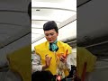 Beautiful Flight Attendant Demo For Safety Instructions During Flights Beautiful Flight Attendant Demo For Safety Instructions During Flights