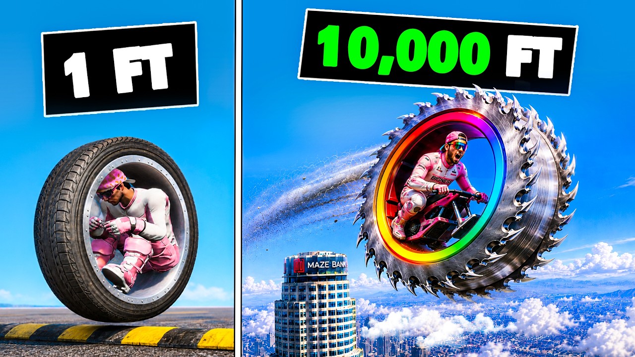Every Time I Crash, My Monowheel JUMPS HIGHER in GTA 5