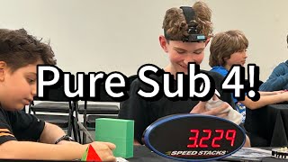 First Pure Sub 4 - 3.55 Clock PR2 Average (Second best result in New England)