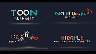 After Effects Template: Toon Alphabet screenshot 4