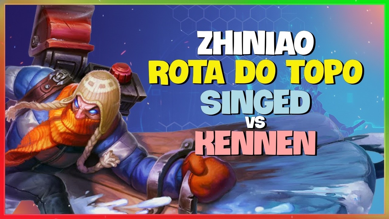 Rank 1 Singed : Ele esta DESTRUINDO esse Kennen no Super Server