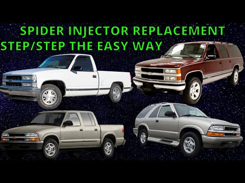 How to replace the spider injector on a Chevy motor. 4.3, 5.0, or 5.7