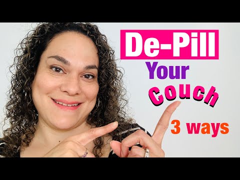 Video: 3 Simple Ways to de-pill your couch