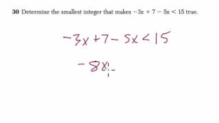 Algebra 1 Regents June 2015 #30
