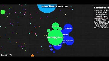 Frost Agar.io - #BNWRC Teaming (Random People)