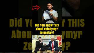 Did you know this about Volodymyr Zelenskyy? Trump #volodimirzelenski #trump #donaldtrump #ukraine
