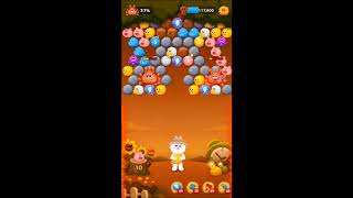 LINE バブル2　STAGE 1162　銀コニー　アイテムあり　×1.5　Silver Cony　LINE BUBBLE 2