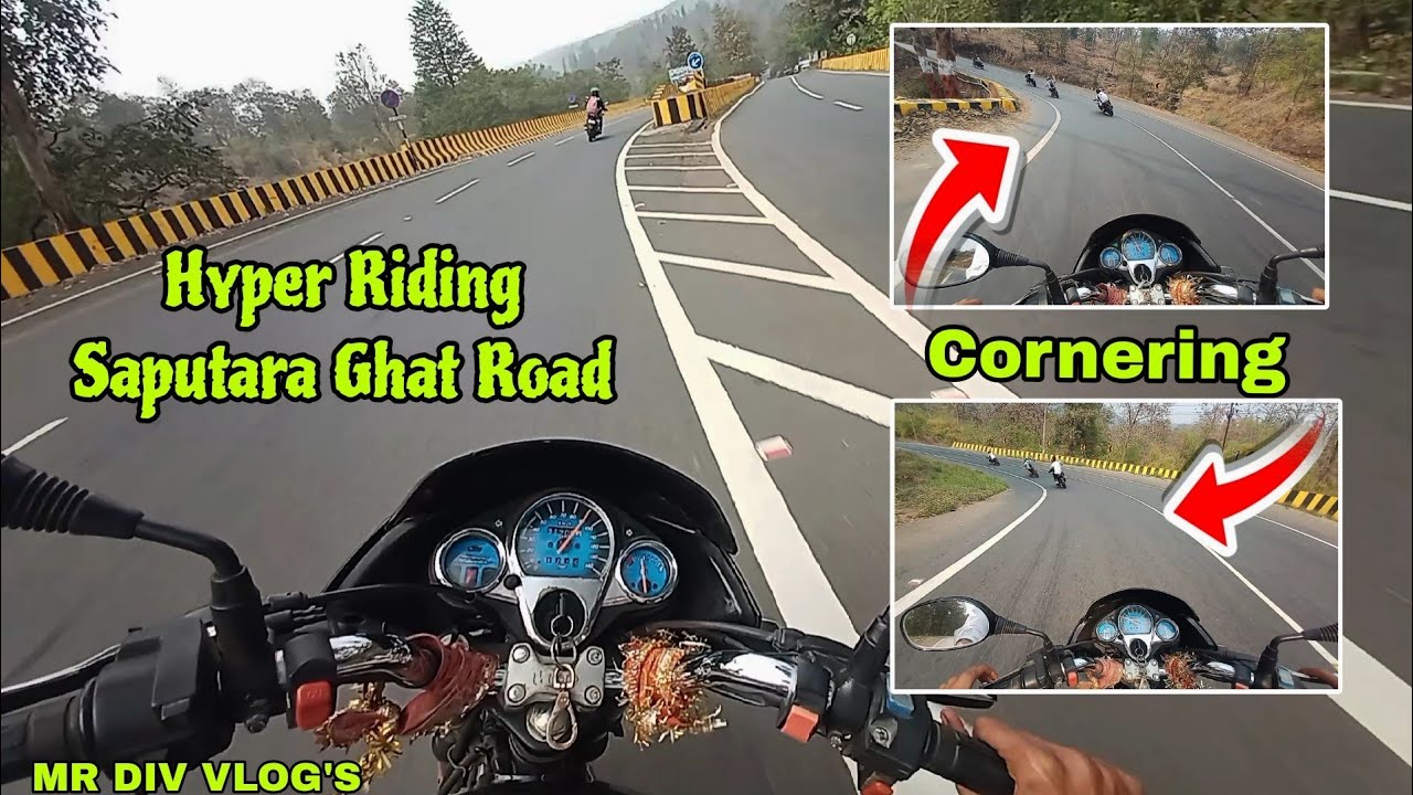 Hyper Riding Saputara Ghat Road | Leaning | Cornering | MR DIV VLOG'S 