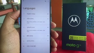 MOTOROLA moto g13 language change || default language to English.
