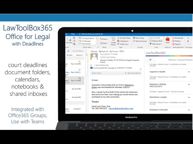 LawToolBox 365 add-in for Office