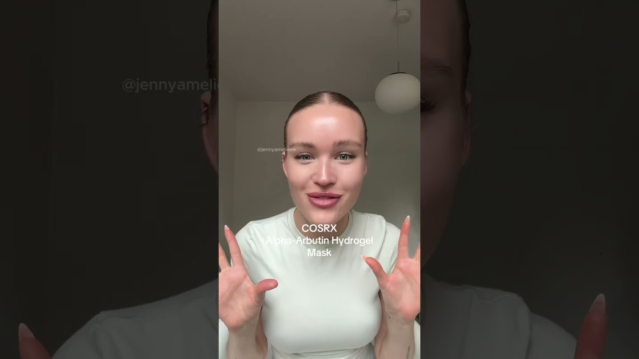 The Glow Is Real ✨ COSRX Alpha-Arbutin Hydrogel Mask 