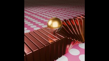 Satisfying Animation Of Rotating Block #blender #shorts