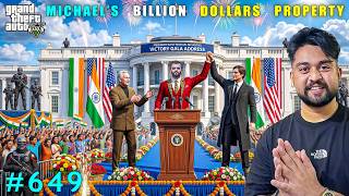 Michael The President’s Billion Dollar Bunker | Gta V Gameplay #649