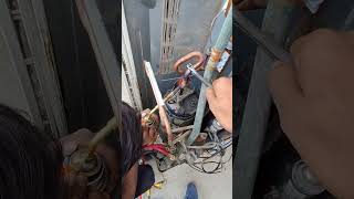 Replacing rotary compressor #ytshorts #viral #technology #vrv