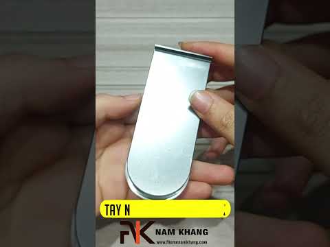 Tay Nắm Âm Cửa Tủ Màu Xám NK061TS-99X