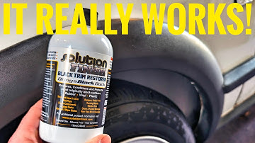 WHY CHOOSE ANYTHING ELSE?! Plastic Restorer Solution Finish Review