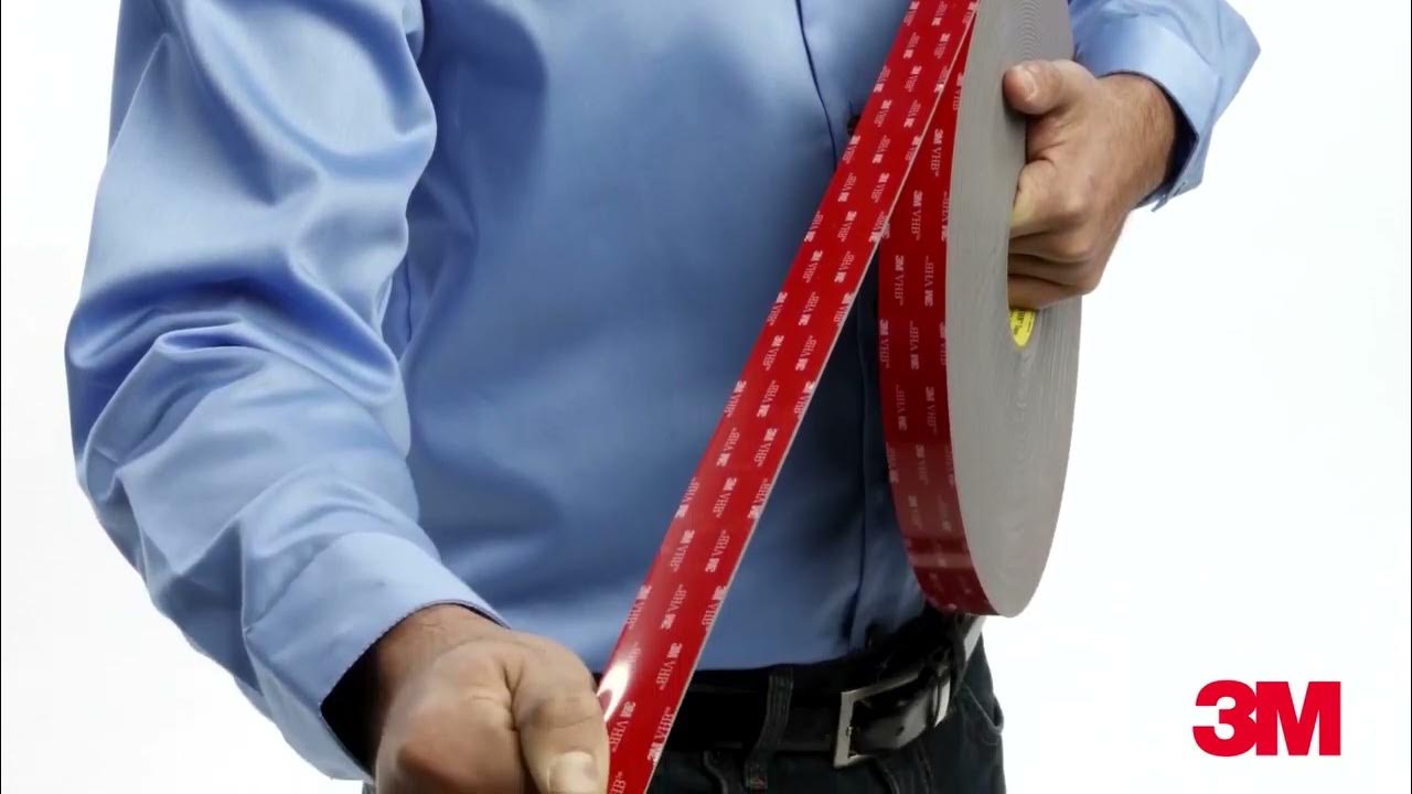 3M™ VHB™ Tape How To Apply & Remove VHB Tape (VIDEO BY C.W. Hayden Co.) YouTube