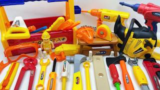 12-minute unboxing: Drill, chainsaw, and toolbox all included; immersive engineering experience.