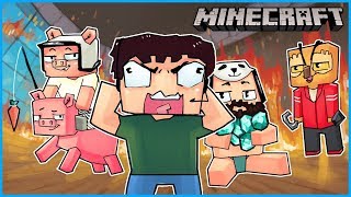 The server was lagging so we just pissed off Nogla the whole time... Minecraft ep 4