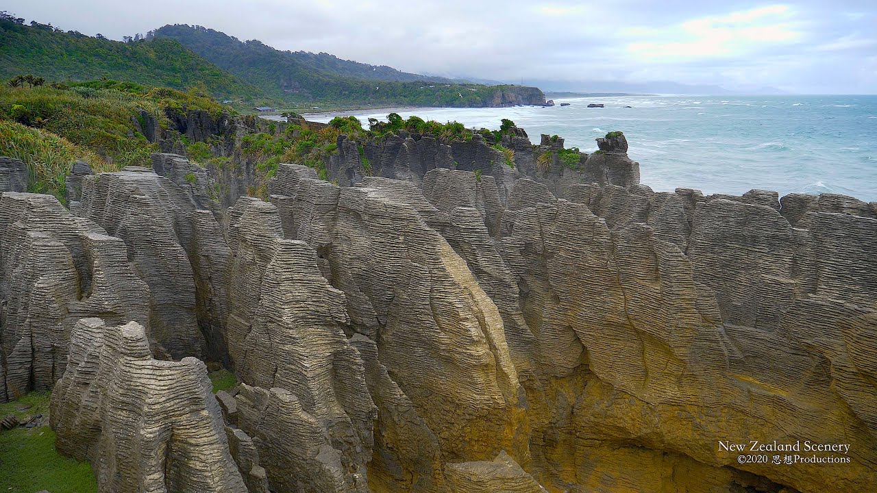 4K Pancake Rocks West Coast NEW ZEALAND ニュージーランド 紐西蘭 Part 41 - YouTube