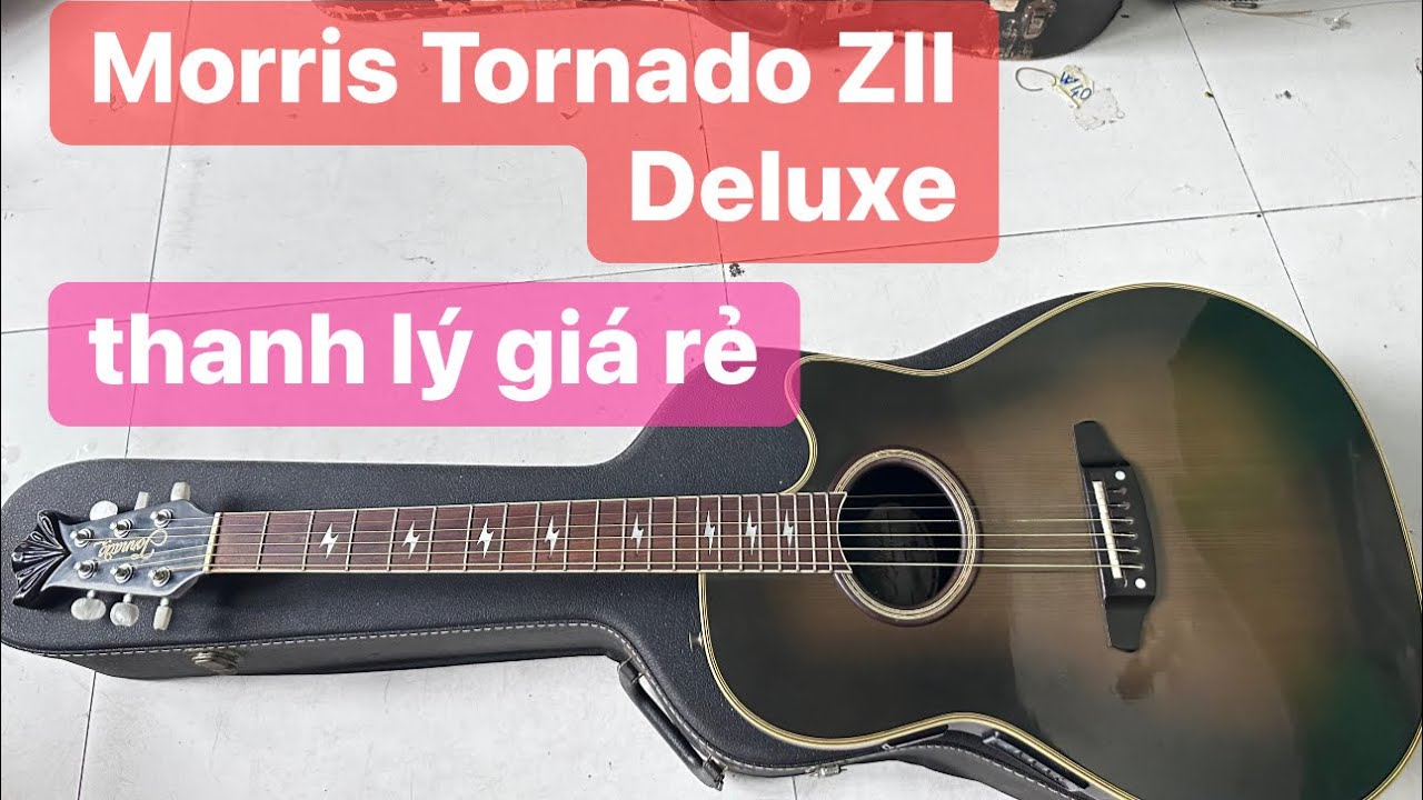 Đàn guitar Morris Tornado Delixe ZII japan. Giá: 3tr200k, guitar