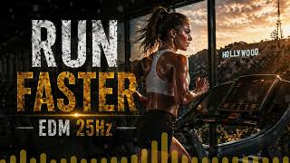 EDM Running Music 130 BPM 🔥 No Vocals  Gym &amp; Cardio Workout Mix (25Hz Deep Bass Focus)