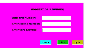 Biggest of 3 Number in visual basic studio program or vb.net