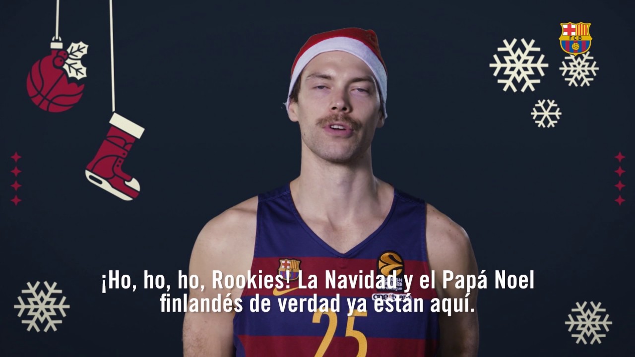 Barça Rookie, celebra la Navidad con Dorsey, Navarro, Rice ... ¡y todo el equipo!