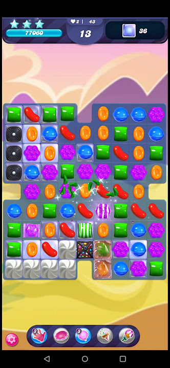 Candy Crush Saga Level 43 Part 2 | No Boosters | ⭐⭐⭐ #candycrushsaga #candycrush #games