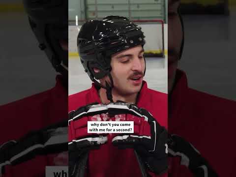 The pucks don't stop with Paralympian Dominic Cozzolino!