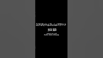 سورة الحج _ ماهر المعيقلي  ❤❤_ حالات كرومات دينية ماهر المعيقلي ||حالات شاشه سوداء قران ||#كرومات