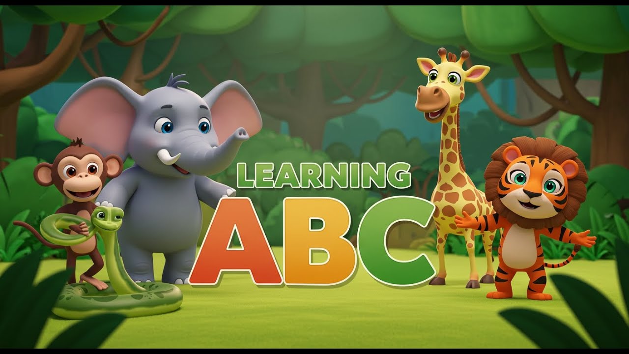 Alphabet Adventure: Learn ABCs with Jungle Animals!