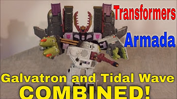 Transformers Armada Galvatron with Tidal Wave COMBINED! - GotBot True Review NUMBER 721
