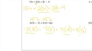 Simplifying Expressions Worksheet Help