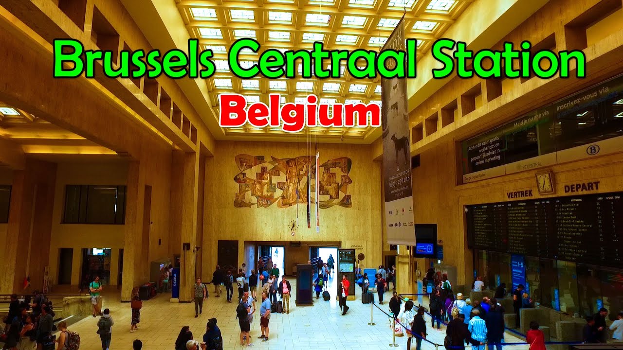 Brussels Central Station 🇧🇪 Belgium YouTube