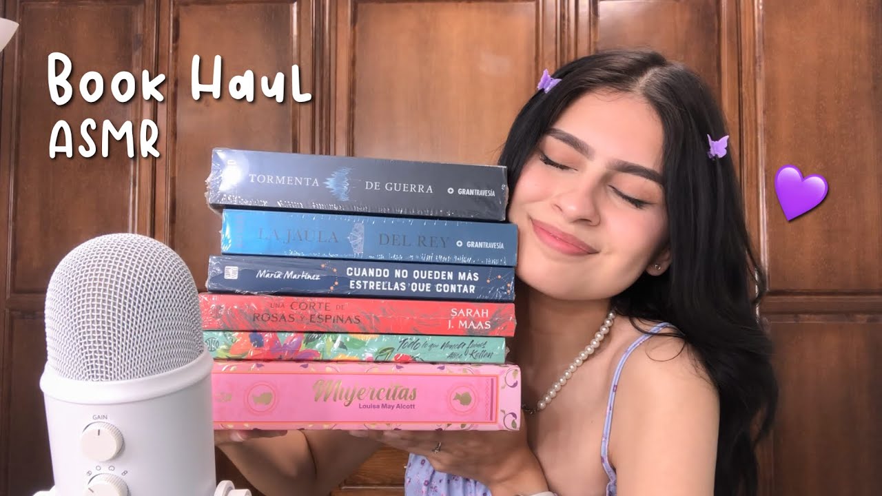 ASMR | otro haul de libros porque no puedo dejar de comprar 🫰🏼 #asmr #bookhaul