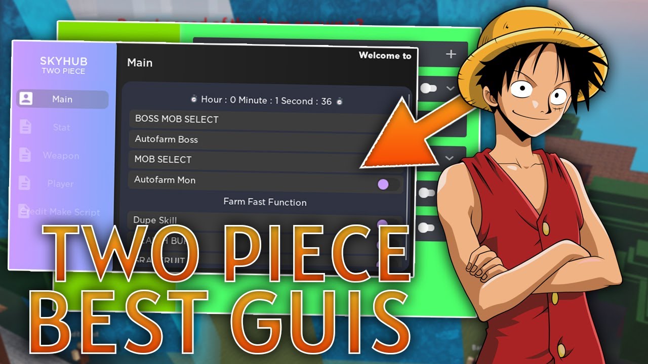 New] Roblox Two Piece Best GUIS Hack/Script : (Auto Farm, Infinite Health,  Max Stats, And More) 