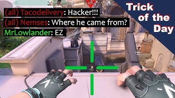 Jett boost spots a side Ascent - Valorant: Daily Tricks #5