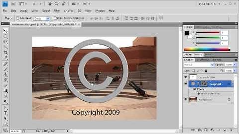 2.6 Watermarking: Adobe Photoshop CS4 Video
