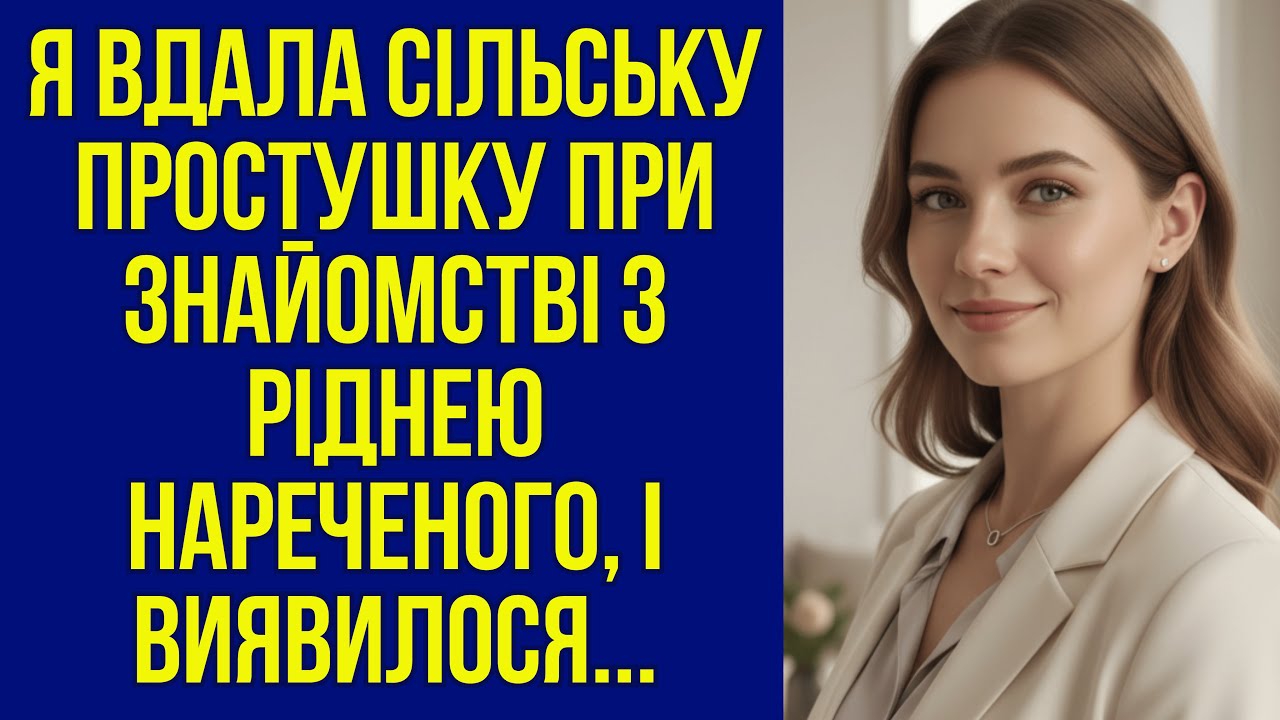 Я вдала сільську простушку при знайомстві з ріднею нареченого, і виявилося...