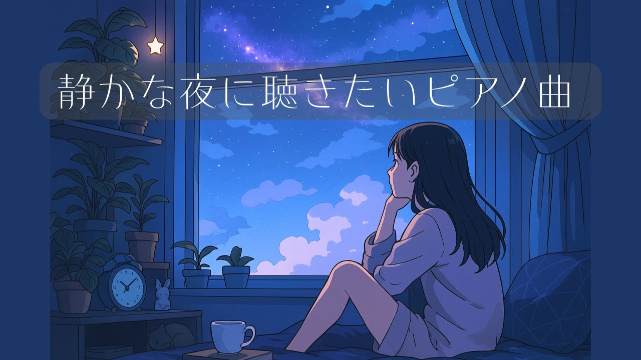 【星雫音】静かな夜に聴きたいピアノ曲/relaxing/chillout/sleep