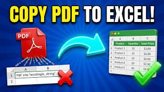Copy PDF Tables to Excel WITHOUT Messing Up! ⚡ screenshot 5