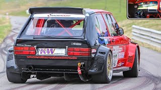 9.400RPM VW GOLF Mk1 Berg-Cup || 300Hp/800Kg ONBOARD