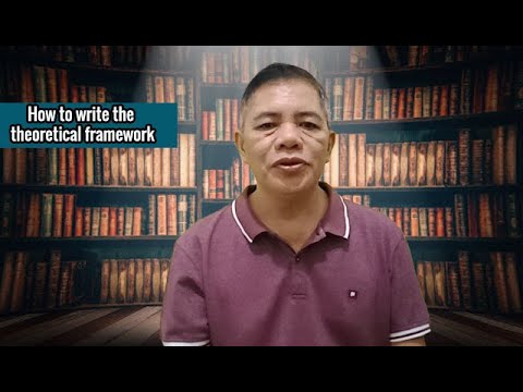 How to write the theoretical framework.. - YouTube