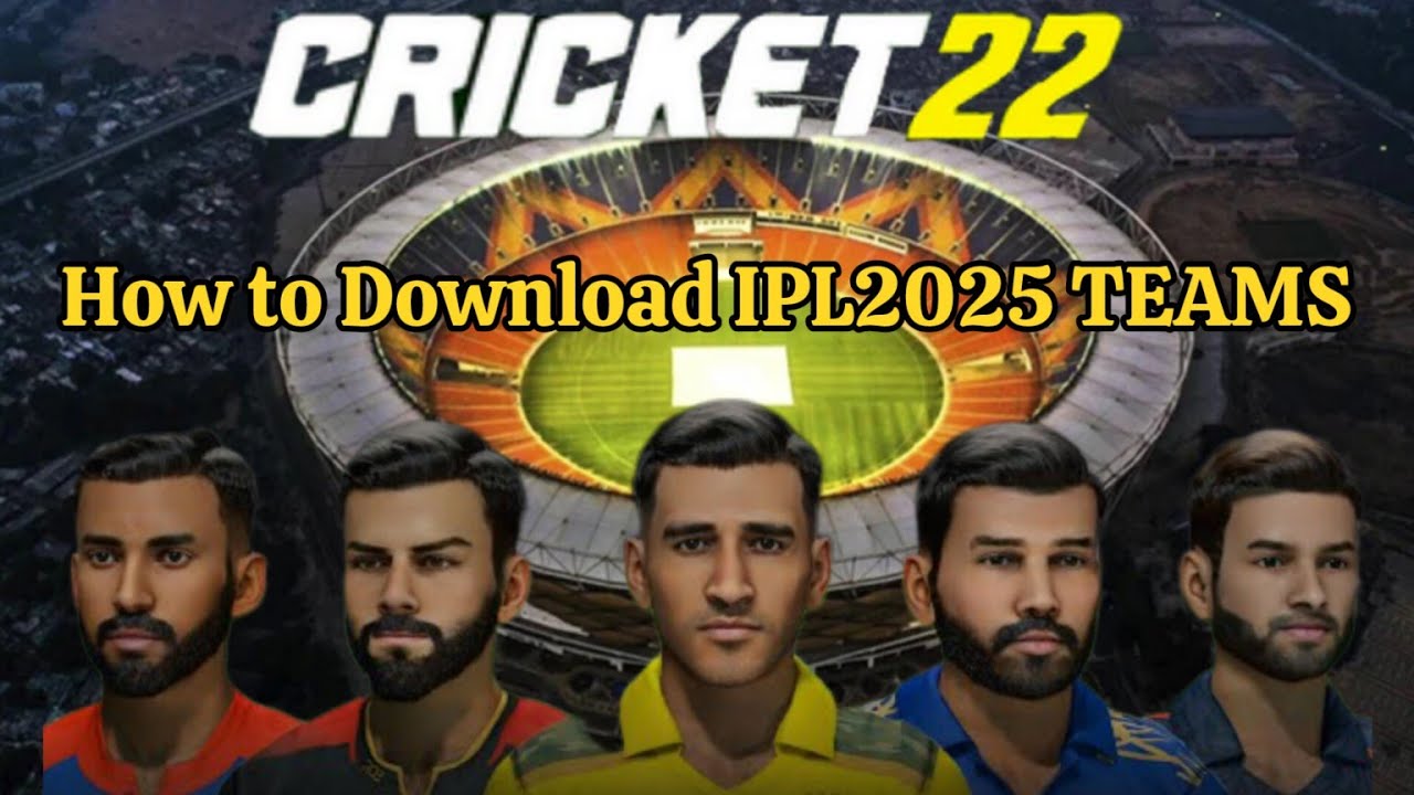 I Downloaded IPL 2025 Teams in Cricket 22 and Got SHOCKING Results!