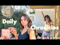 daily chronicles | new jewelry, grwm, going to the fair, trying to sew